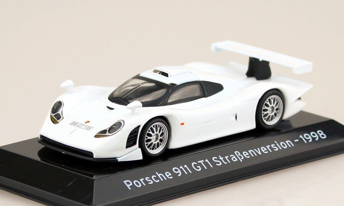 Porsche Modellini d'auto: Porsche 911 GT1 "Strassenversion 1998" – Nuovo e nell'imballaggio originale da Flawil venduto da Imperiosud