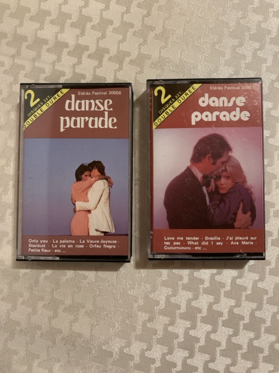 Musicassette: Lot 2 cassettes📼🌺 audio Danse Parade . – Usato da Prilly venduto da Sissi_1009