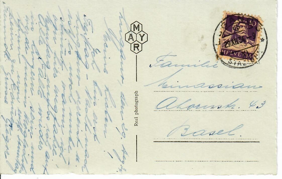 Cartoline postali: Lugano 1934 – Usato da Hochdorf venduto da Ziegel-16 1