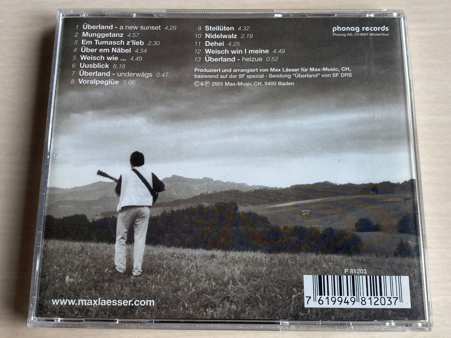 CD: Max Lässer - überland – Usato da Oberried Brienz venduto da Chyara 1