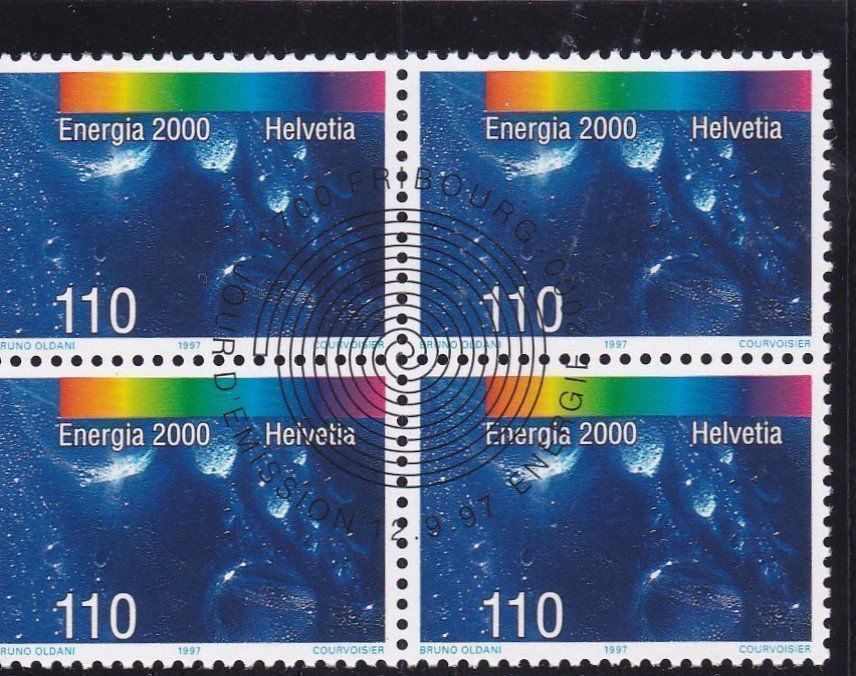 Tutti i francobolli: ET 4er Block Energie 2000 1997 – Nuovo (secondo la descrizione) da Schliern b. Köniz venduto da joni20 2
