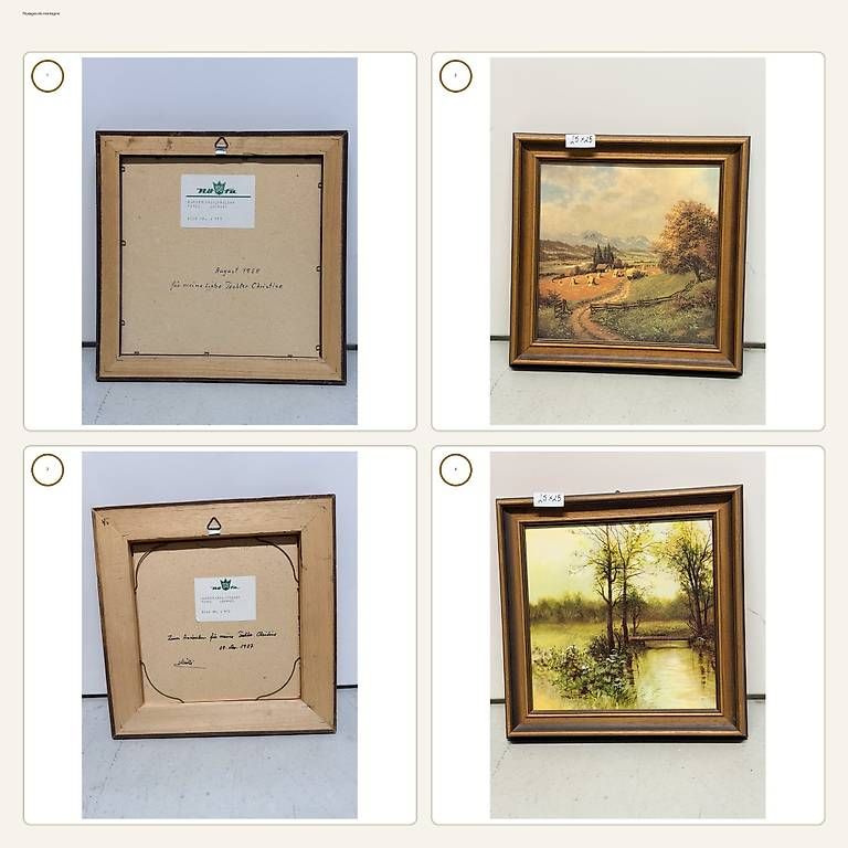 Gemälde: Collection de tableaux encadrés à vendre au plus offrant – Gebraucht aus St-Sulpice VD von uzu_nv8t 1
