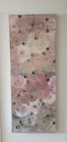 Modernes Acrylgemälde mit Strukturen, Kunst auf Leinwand,