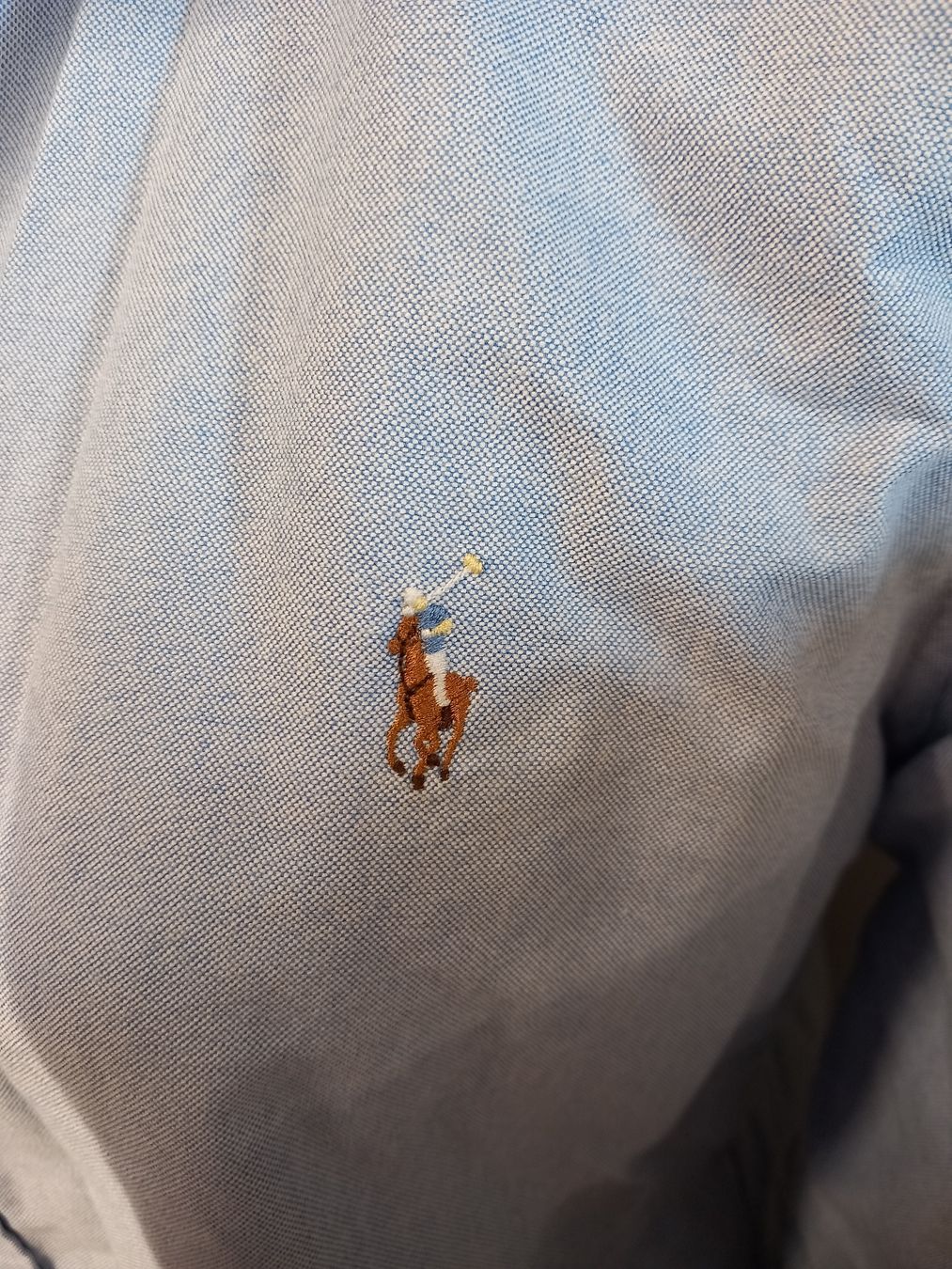 Ralph Lauren Camicette: Ralph Lauren Hemd Bluse Gr.XL Baumwolle, hellblau – Usato da Gwatt (Thun) venduto da umwelt-brocki 2