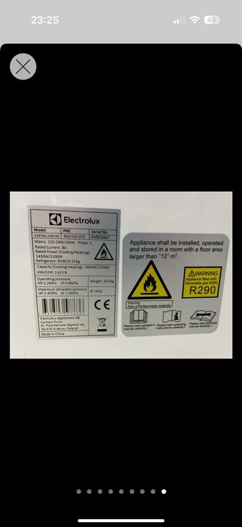 Electrolux Klimageräte: Electrolux Klimaanlage Chill Flex Pro mit Zubehör – Gebraucht aus Trubschachen von sri002 8