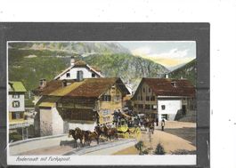 UR Andermatt 1904 mit Furkapost (Postkutsche)