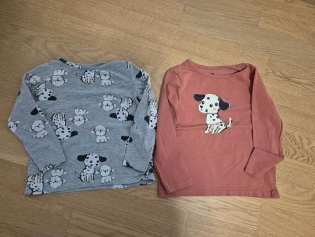 2 Langarmshirts H&M, Grösse 98/104