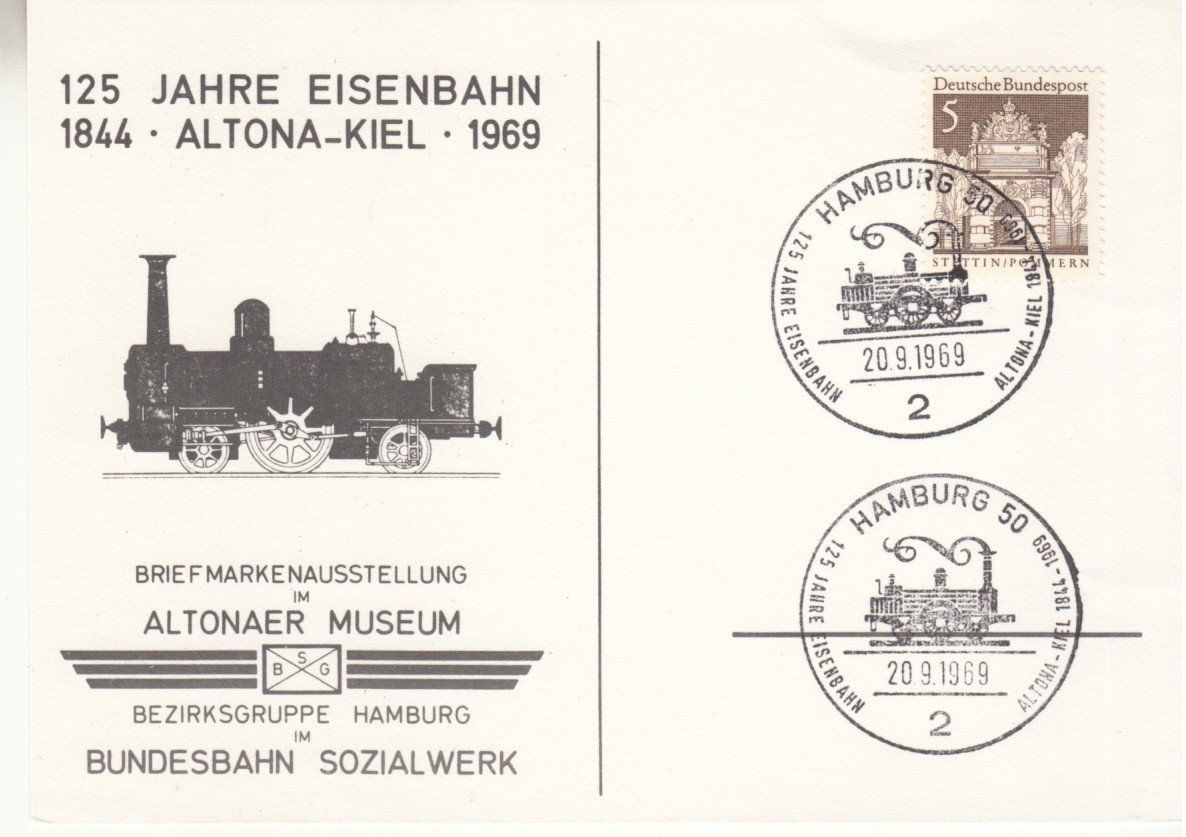 Tutti i francobolli: Eisenbahn Deutschland 7 Stk. – Usato da Bürglen TG venduto da StampGraf 5