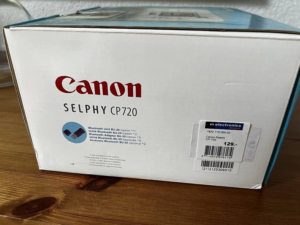Stampanti: Canon Selphy CP720 Photo Printer – Nuovo e nell'imballaggio originale da Wil ZH venduto da mirjamschenker 1