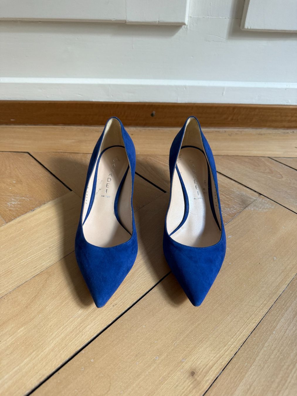 Casadei Damenschuhe: CASADEI - Leder Pumps blau 38 – Gebraucht aus Zürich von Diazaio 1