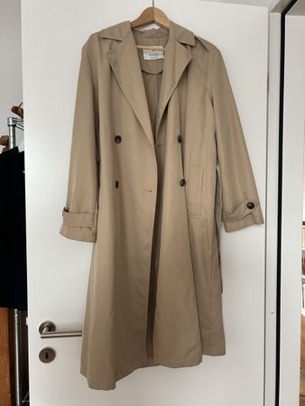 Stradivarius Trenchcoat Beige, Grösse M