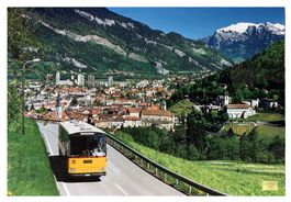 Chur Postauto Saurer RH525-23 P 24223 Foto Poster 50x70cm