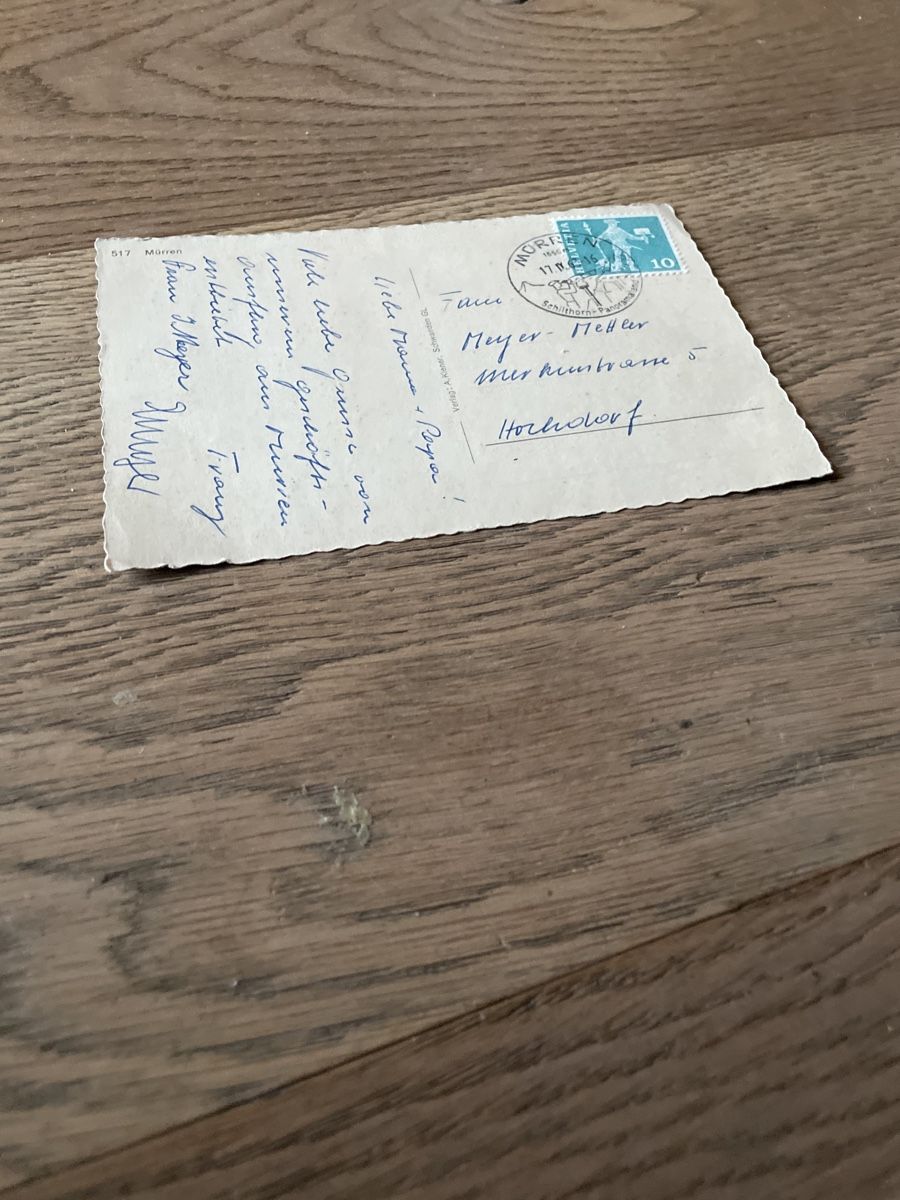 Ansichtskarten: Vintage Postkarte Müren Schweiz – Gebraucht aus Wohlen AG von NincoA-Z 1
