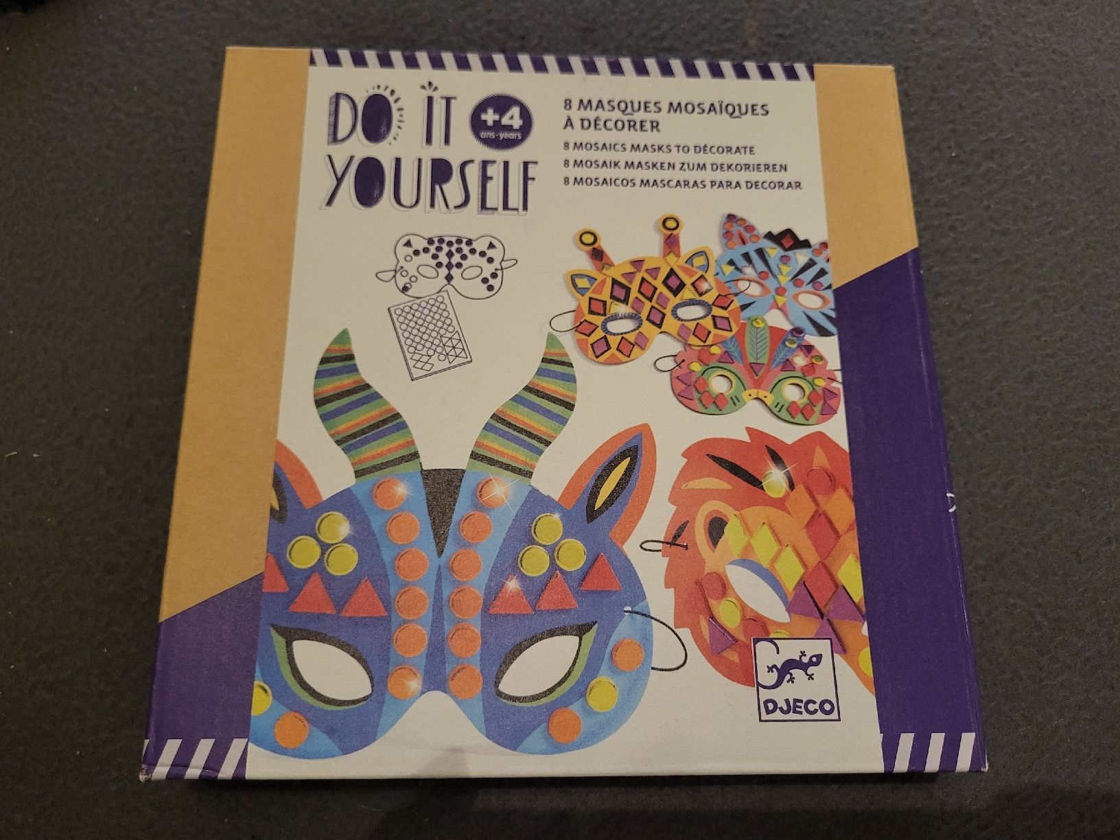 Djeco Kit bricolage: Djeco Masken Bastelset – Nuovo e nell'imballaggio originale da Zürich venduto da Kagu1