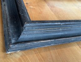 2 antike, grosse, breite Rahmen, mit breitem Profil
