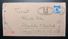ZENSUR / EINSCHREIBEBRIEF, ST.GALLEN - DEUTSCHLAND 1943