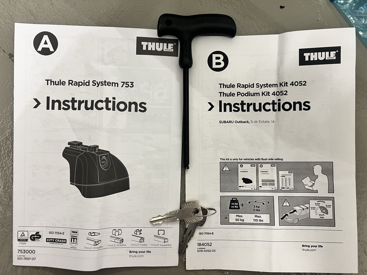Thule Dachträger: Thule Dachträger Rapid System 753 Subaru Outback – Neu (gemäss Beschreibung) aus Inwil von rene_st 3