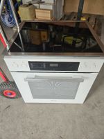 Miele Kochherd mit Backofen weiss gebraucht, top Zustand