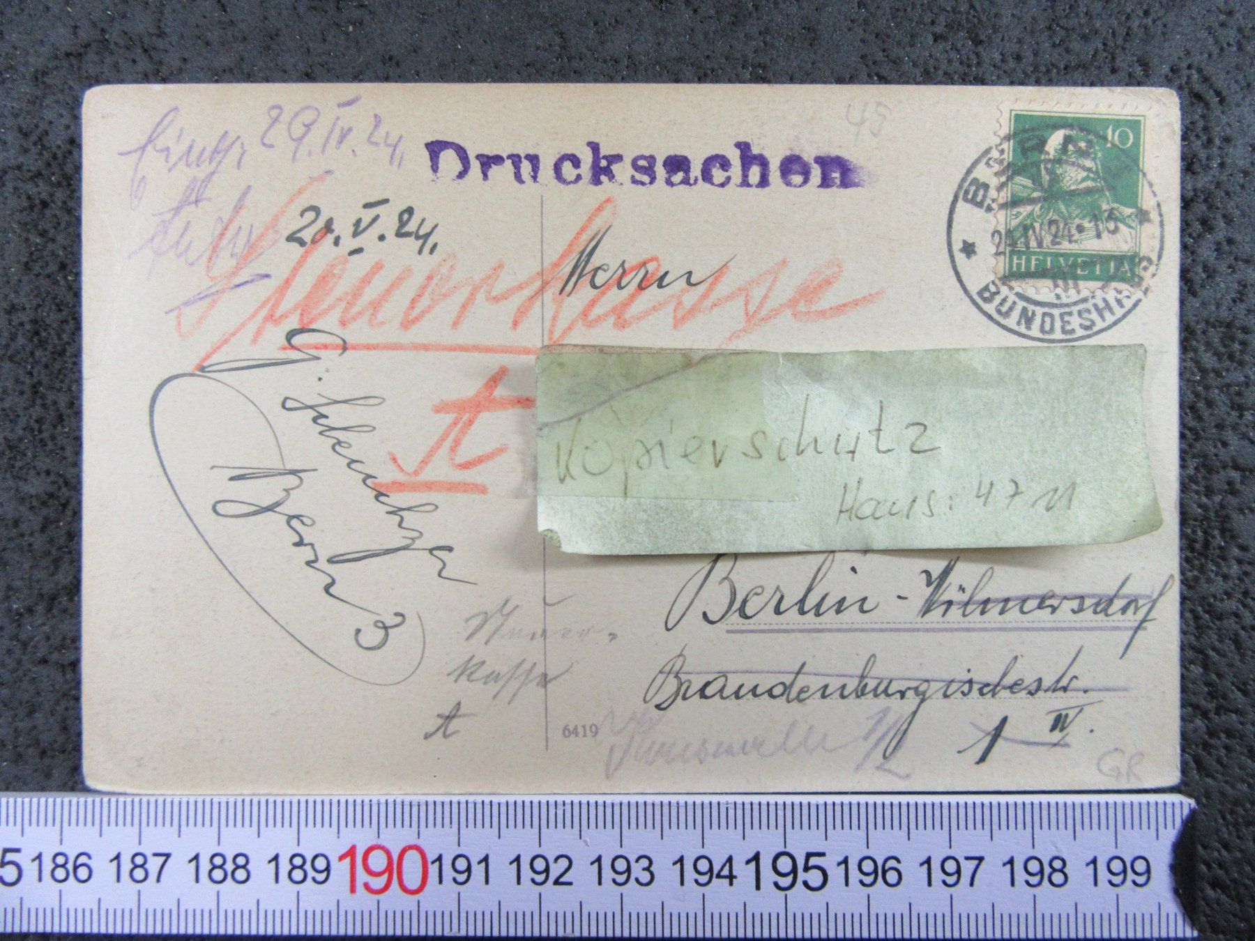 Cartes postales: INNFALL ST.MORITZ GR 1924 AK – D'occasion à Ettingen par Hausi4711 1