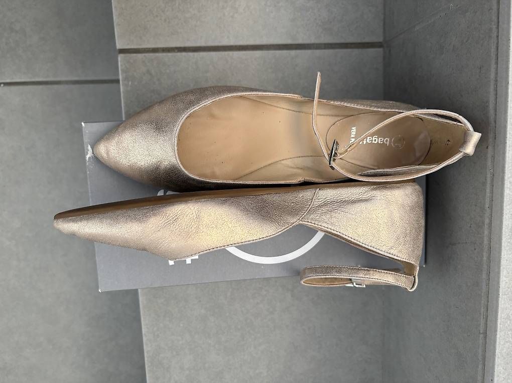 Bagatt Scarpe da donna: Ballerines dorées cuir Bagatt T 39 – Usato da Confignon venduto da MVAR 2