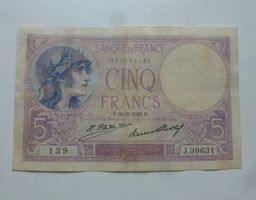 Frankreich ++ 5 Francs - 20.02.1929