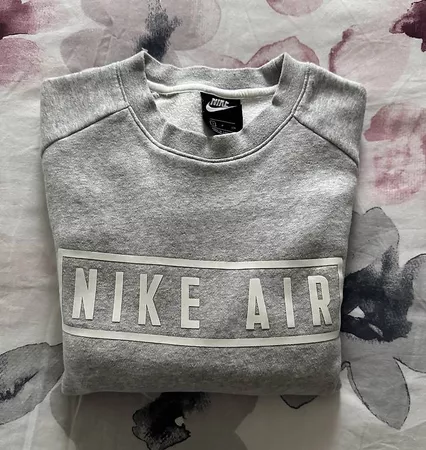 Nike Air Sweatshirt, grau Gr: S