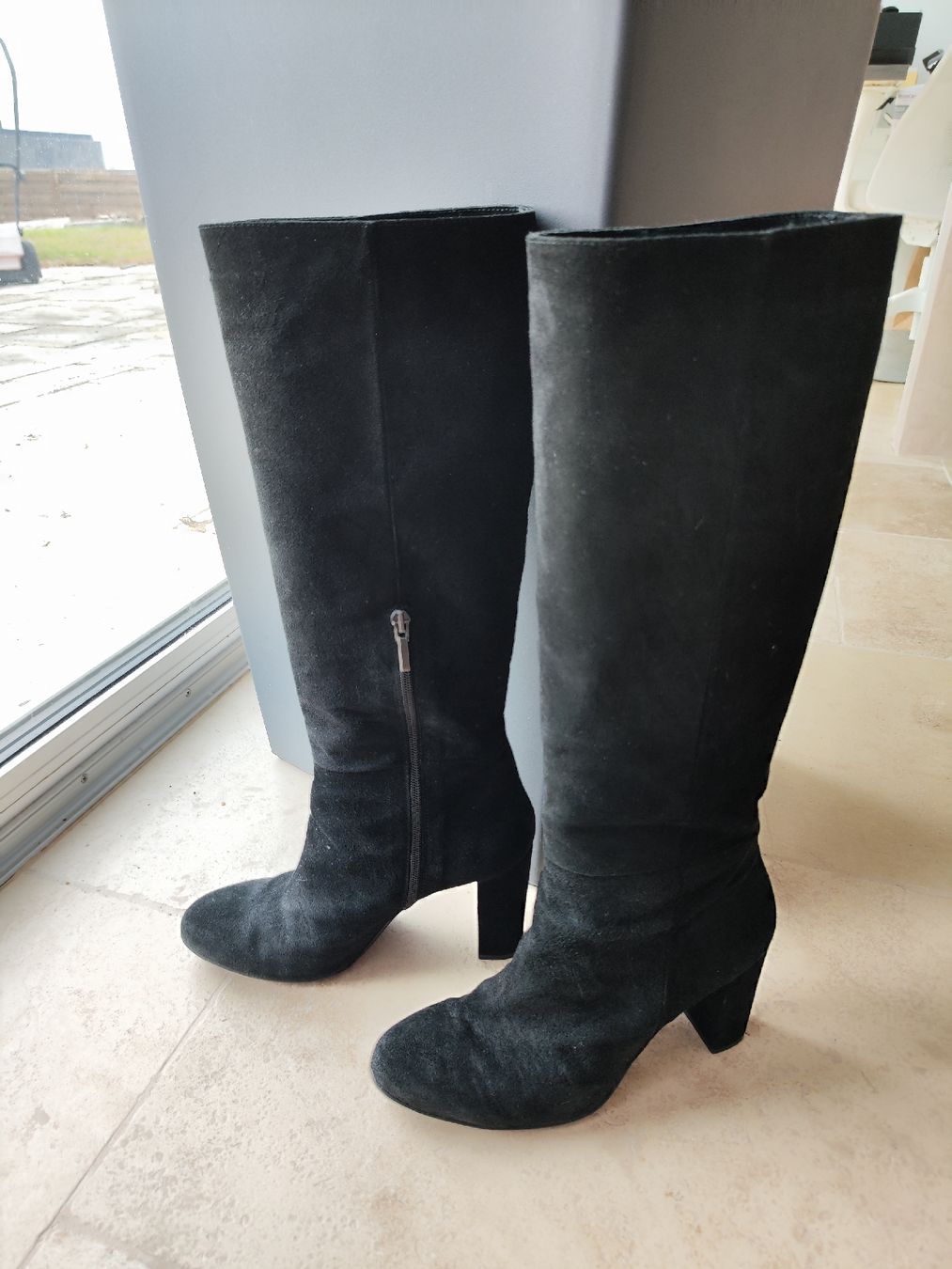 Scarpe da donna: Leder Stiefel 39 (nubuk) – Usato da Uerikon venduto da paloma61 2