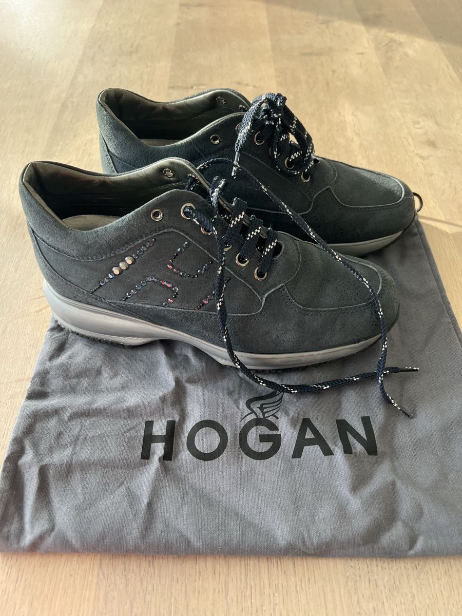 Hogan Scarpe da donna: Hogan Schuhe Damen, Gr. 36, Dunkelblau – Usato da Meilen venduto da Namaycus