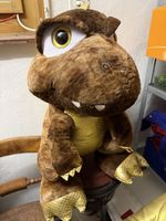 Plüschtier Dinosaurier braun gross guter Zustand
