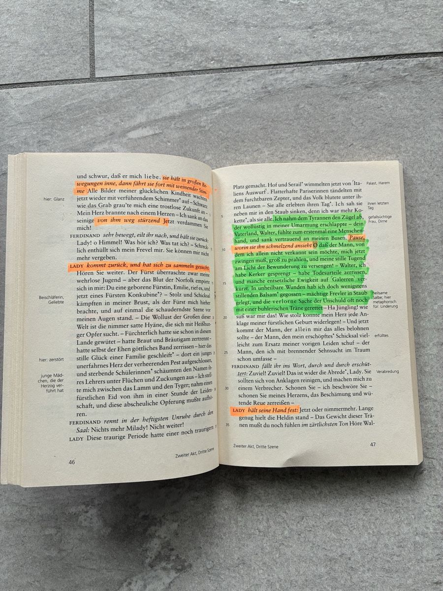 Libri: Kabale und Liebe / Friedrich Schiller – Usato da Siebnen venduto da rapunzel17 2