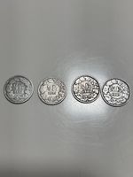 14xSchweizer 1/2 Franken Silbermünzen 