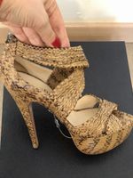 Elegant Prada Snakeskin Heels - Summer Style! Size 37