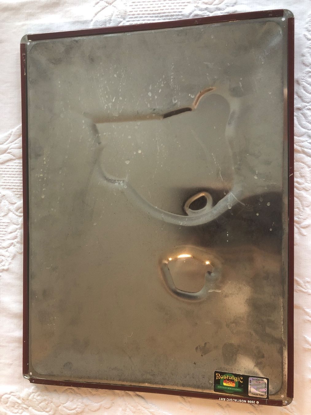 Insegne: original teddy metall email-schild – Usato da Basel venduto da dept 1