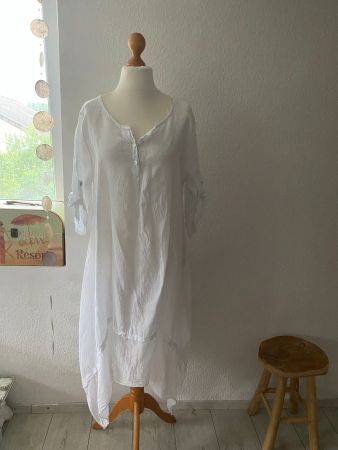 Leinenkleid 100% Leinen aus Italien in Gr. M (38/40)