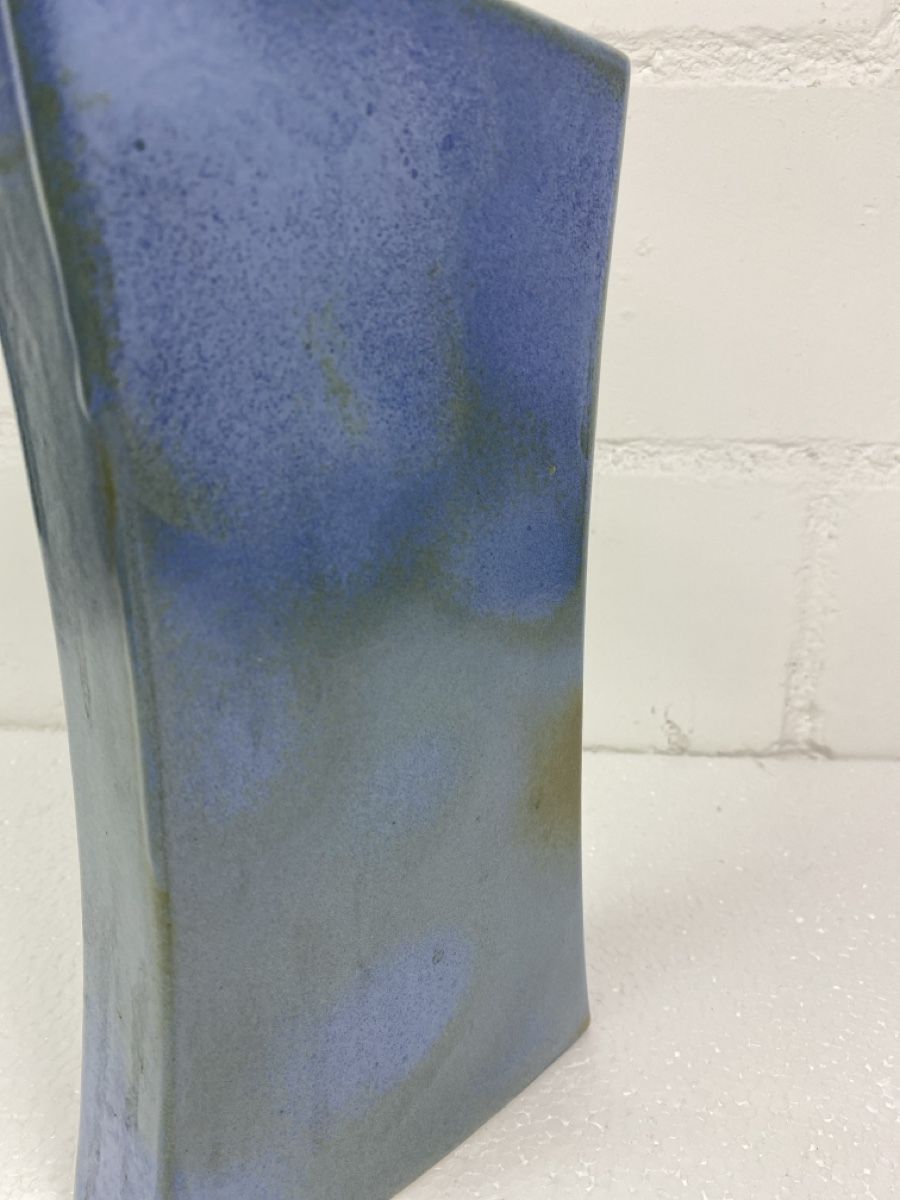 Vasi & Recipienti: Design Keramik Vase blau flache Form – Usato da sursee venduto da trilli-tralli 6