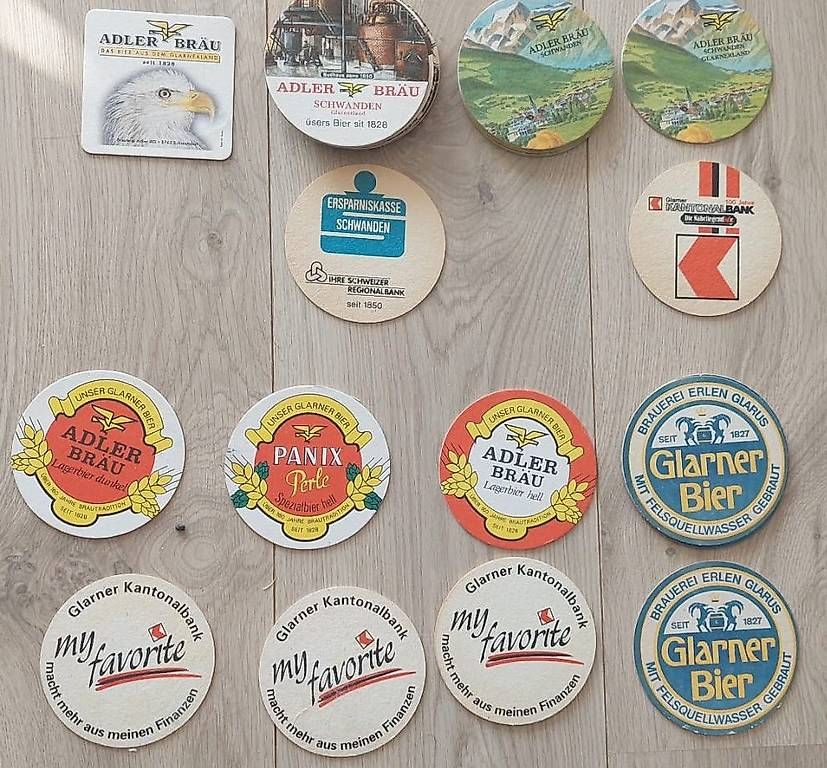 Sottobicchieri: Untersetzter / Bierdeckel aus der Schweiz – Usato da Schwändi GL venduto da Ole30 1