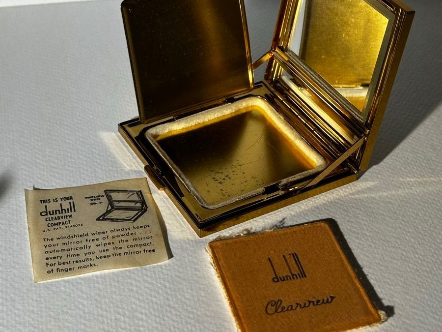Make-up: Dunhill Clearview Powder Compact unused – Nuovo (secondo la descrizione) da Zürich venduto da RatsTreasure 8