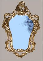 Sehr dekorative exquisite Wandspiegel goldig  NEU