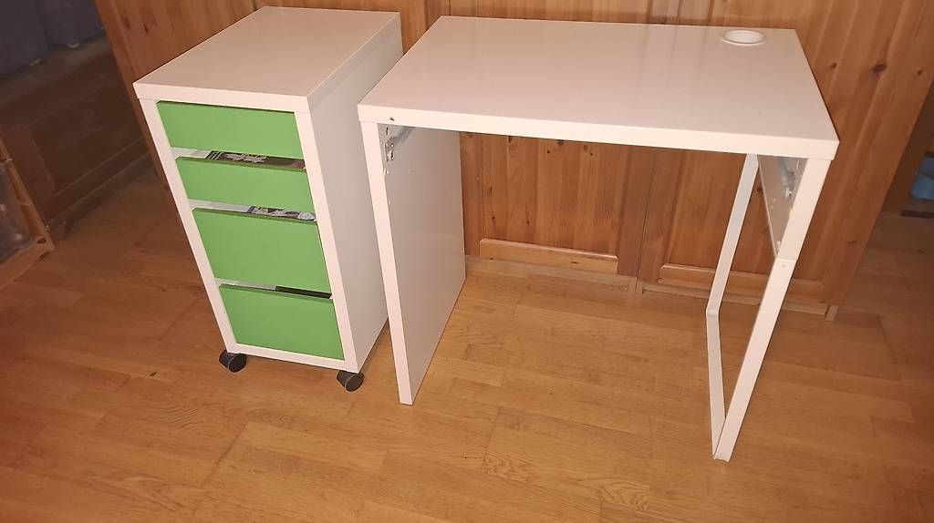 Scrivanie: Ensemble bureau et meuble tiroir IKEA – Usato da Essertes venduto da ast_mk5t 3
