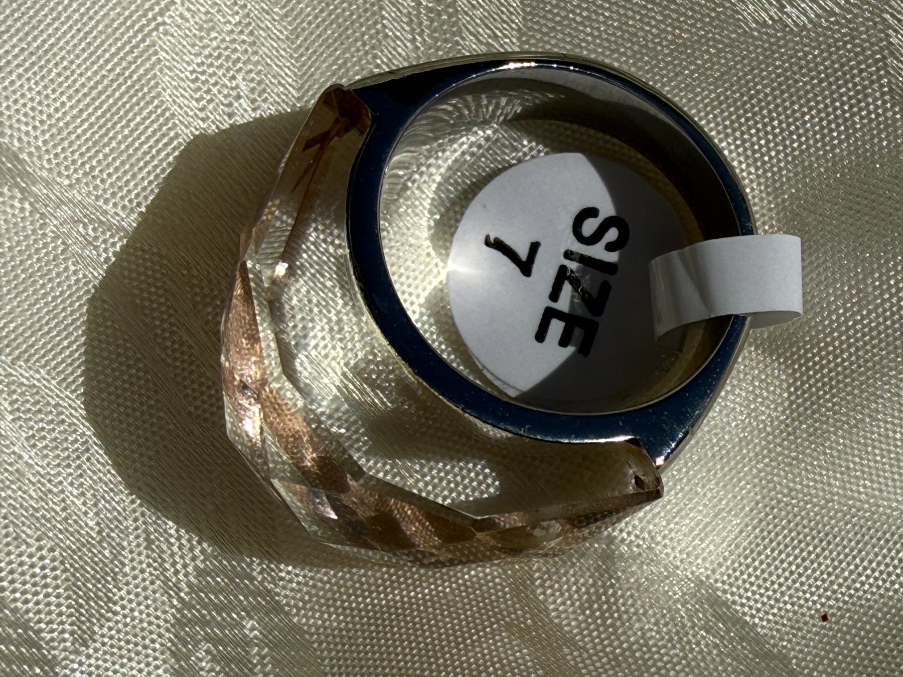 Ringe: Ring, Kunststoff, ca. 20 mm Durchmesser - NEU – Neu und originalverpackt aus Vacallo von cri_229f 4