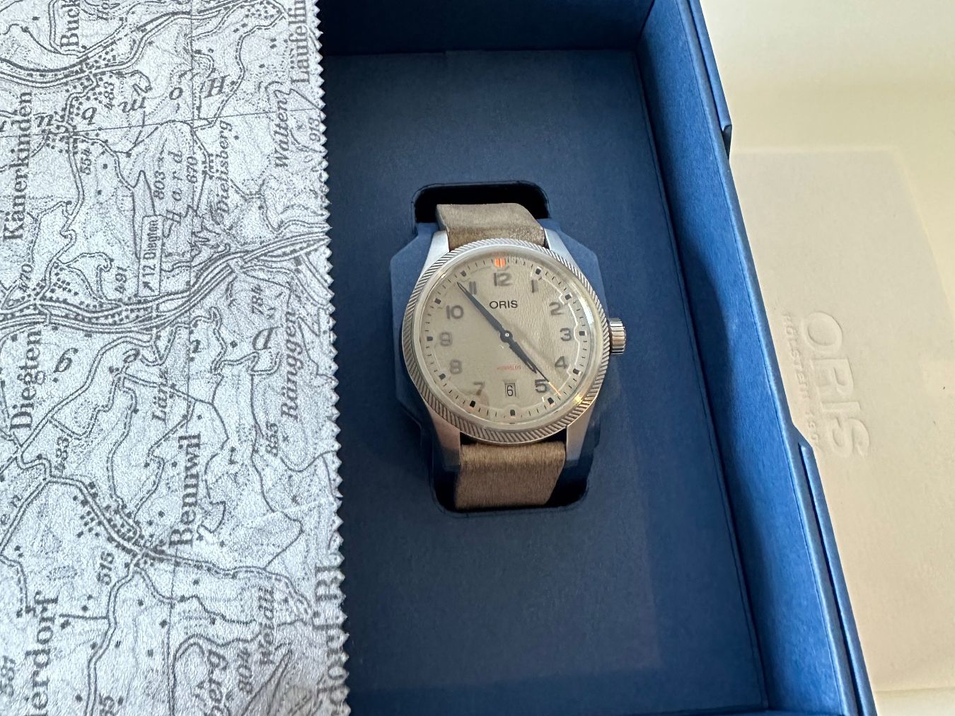 Oris Orologi: Oris ProPilot Date (grau) – Usato da St. Gallen venduto da silfen 2