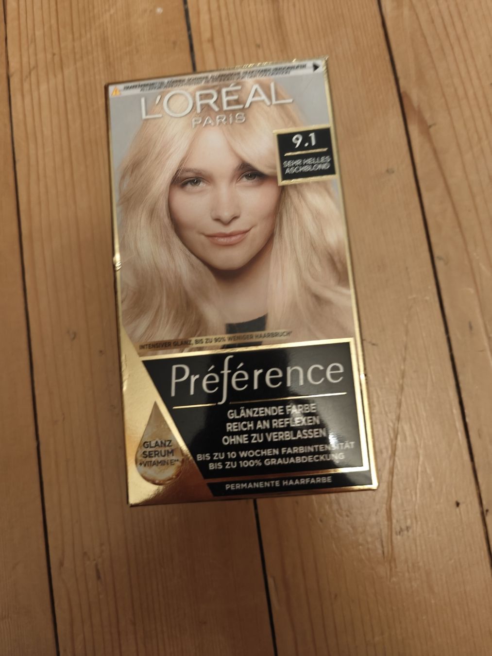 Tinte: L'ORÉAL Préférence 9.1 Haarfarbe Sehr Helles Aschblond NEU – Nuovo e nell'imballaggio originale da Diessenhofen venduto da areya89