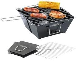 Flach zusammenklappbarer Kohle-Grill