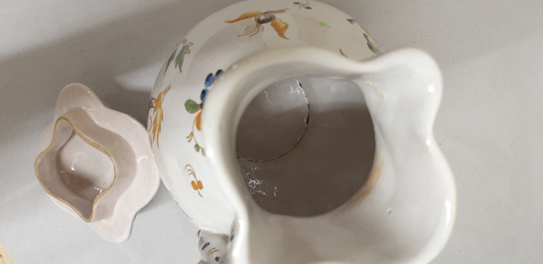 Karaffen: Faience Krug mit Deckel – Gebraucht aus Emmen von Brockofsky 5