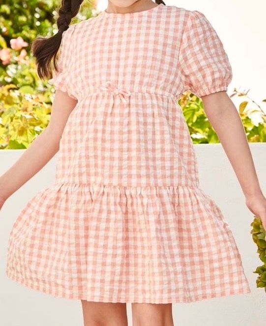Vestiti & Gonne: Luftiges Sommerkleid vertbaudet, 152cm, Baumwolle, BRIEF – Nuovo (secondo la descrizione) da Bassersdorf venduto da jgo_9mfk 1