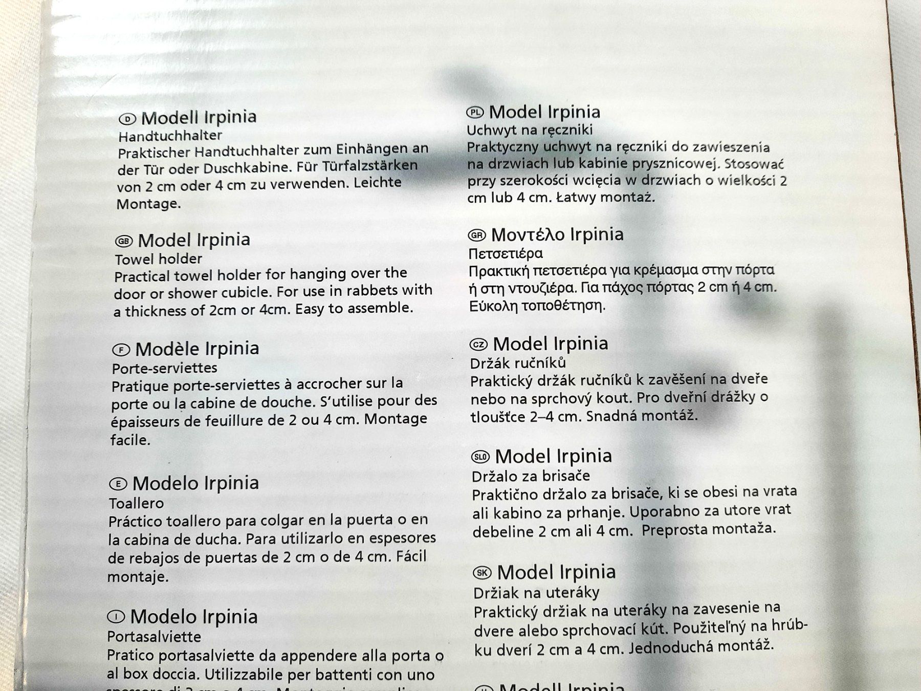 Wenko Portasciugamani: WENKO Irpinia Handtuchhalter – Nuovo (secondo la descrizione) da Beinwil am See venduto da Restwert_Beinwil 3
