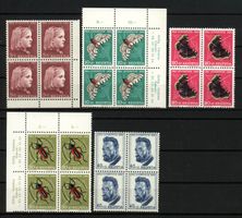 1953, Pro Juventute, Viererblöcke, SBK 60.– **