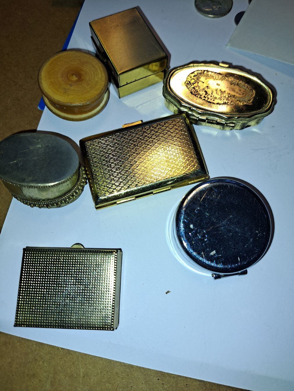 Barattoli: Diverse Vintage Schmuckdosen-Sammlung,  – Usato da Kölliken venduto da Upcycling-by-Mc-TAM 6