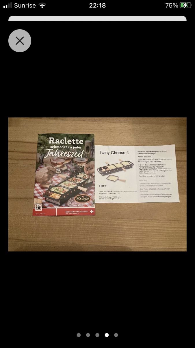Küchengeräte: Teelichter Raclette Öfeli – Neu und originalverpackt aus bülach von mameli04