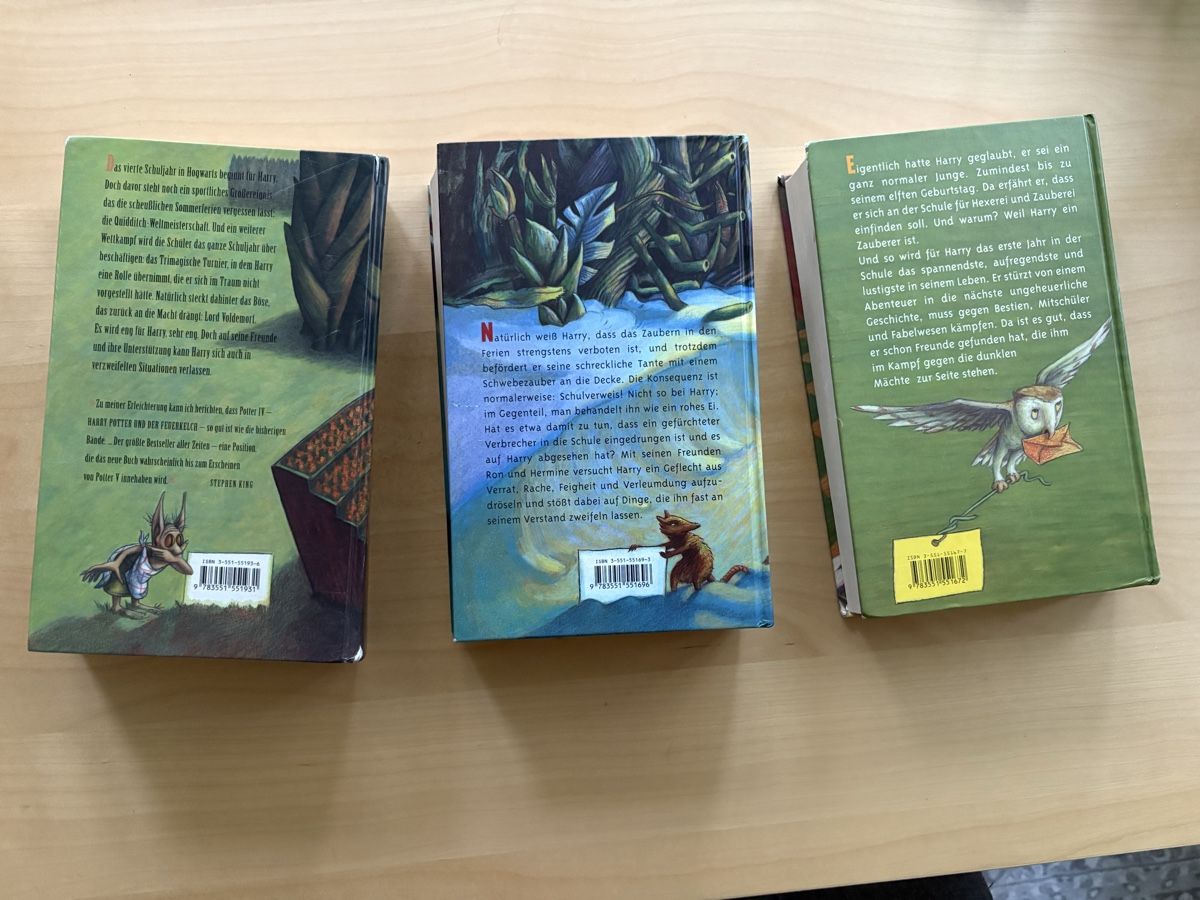 Livres: Harry Potter Bände: 1, 3 und 4 – D'occasion à Baden par jon_p9nc 1